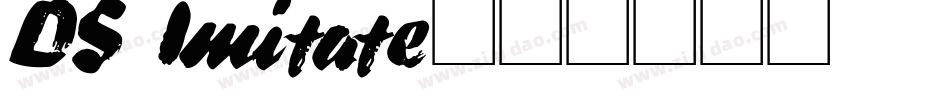 DS Imitate字体转换